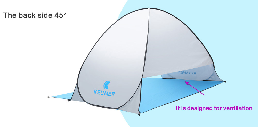 Cheap Goat Tents Keumer 2020 New Automatic Packable Camping Tent UV protection Pop Up Beach Tent Waterproof  for Outdoor Recreation Tourist Tents Tents 